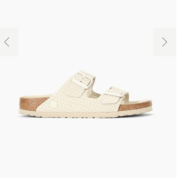 NWT Birkenstock basketweave slide Sandals 39 / 8.5 $170 - Picture 5 of 13